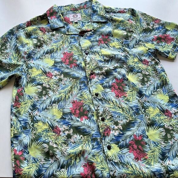 One Resolution Clothing Hawaiian Tropical Button Up Sz. M - Picture 1 of 10